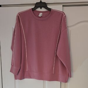 Yogalicious Scuba Zuri Pullover in Pink